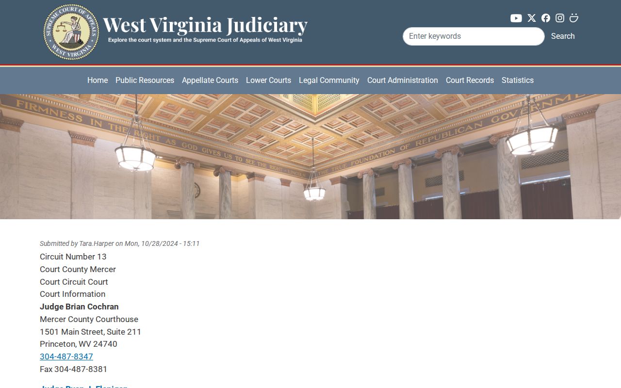 Mercer County deed records research with the local Circuit Court information page